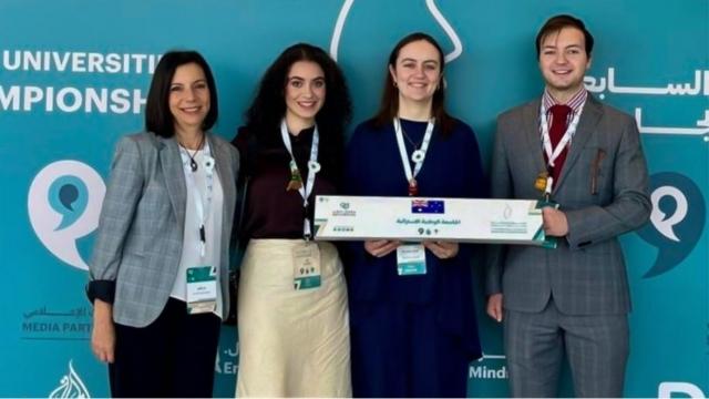 ANU Shines at International Arabic Debating Championship
